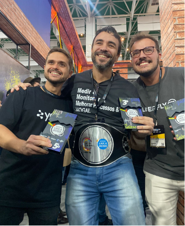 Campeão de competições nacionais e internacionais de startups